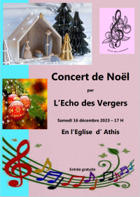 CONCERT DE NOEL - L'ECHO DES VERGERS