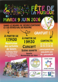 FETE DE LA MUSIQUE DE SEGRIE-FONTAINE
