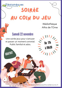 SOIRÉE AU COIN DU JEU