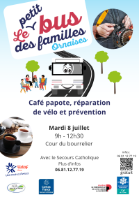 Café Papote, réparation de vélo et prévention