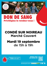 DON DE SANG - CONDÉ SUR NOIREAU