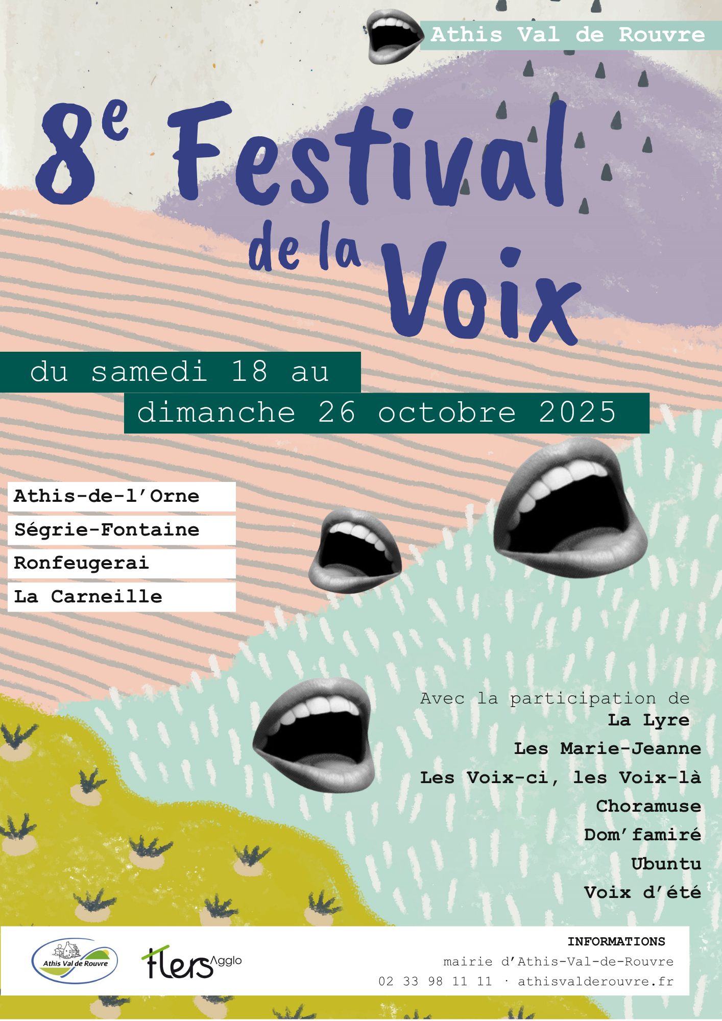 Affiche FESTIVAL DE LA VOIX 2025