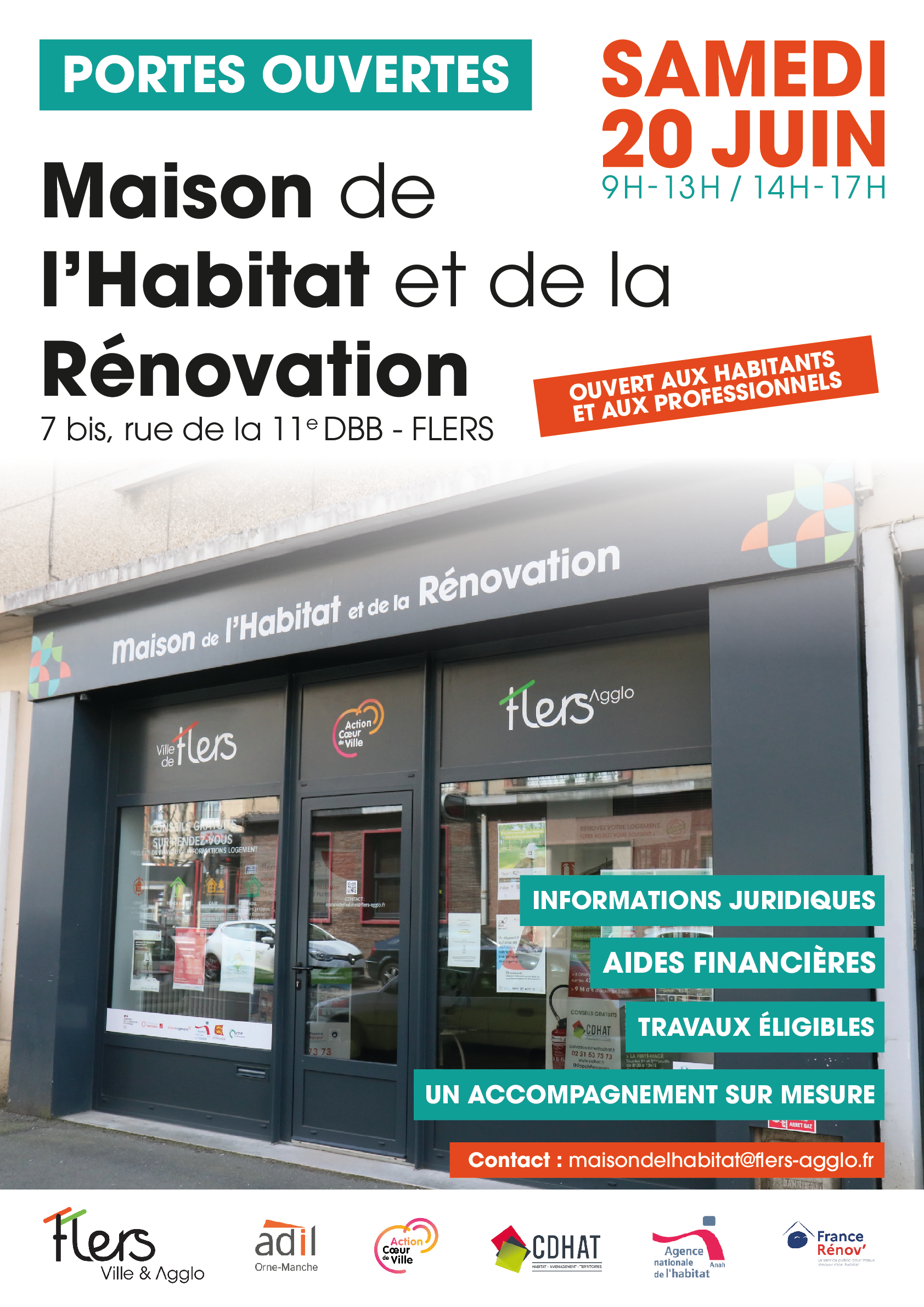 Affiche Journée Portes Ouvertes Maison de lHabitat Flers 20 06 2026 001