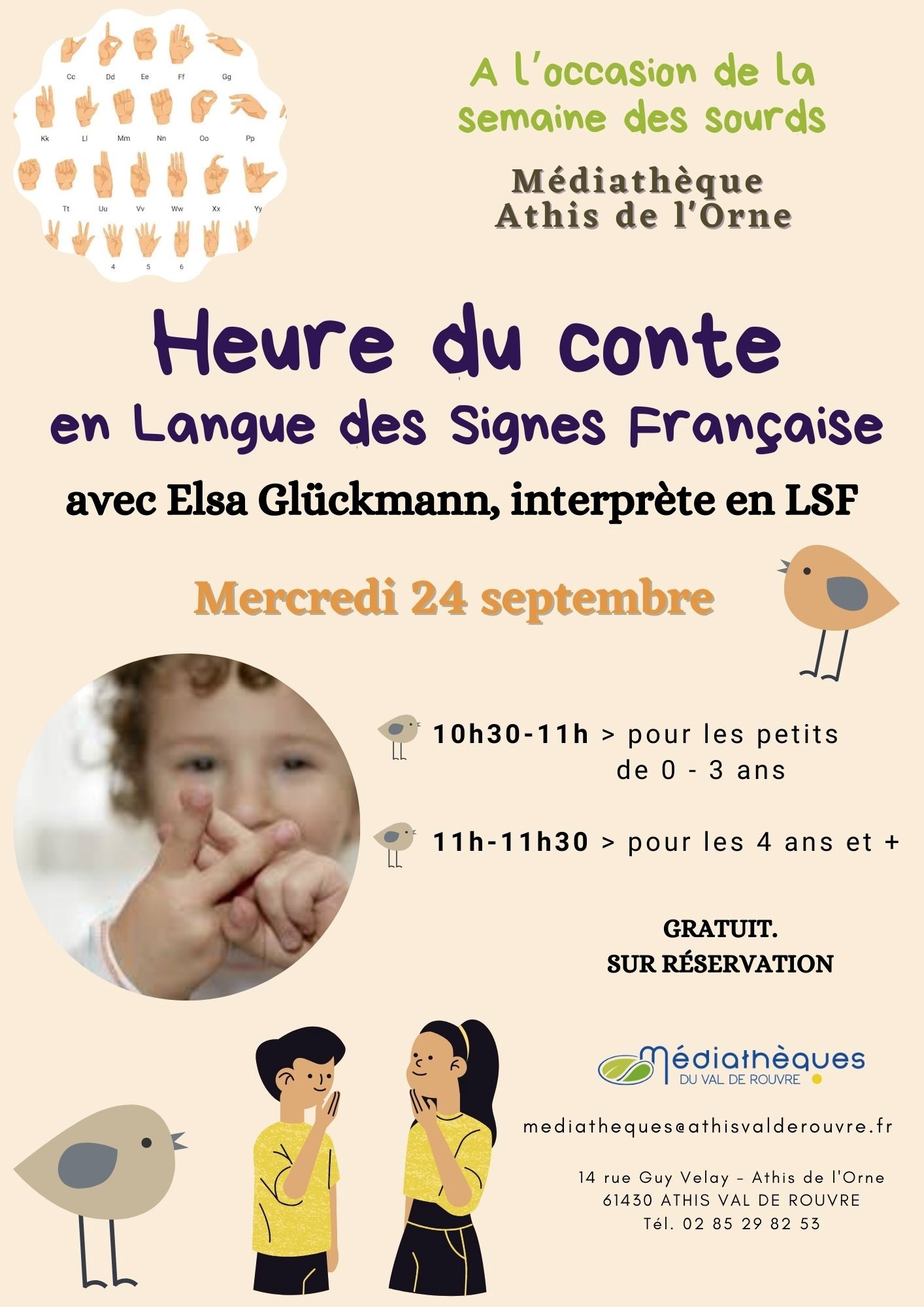 24 Sept 25 Heure du conte