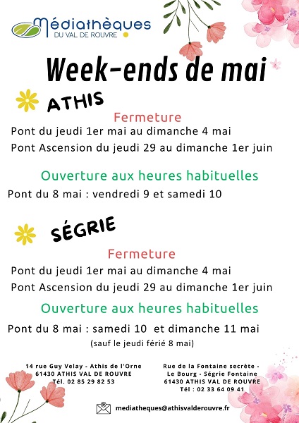 PONTS MAI 2025