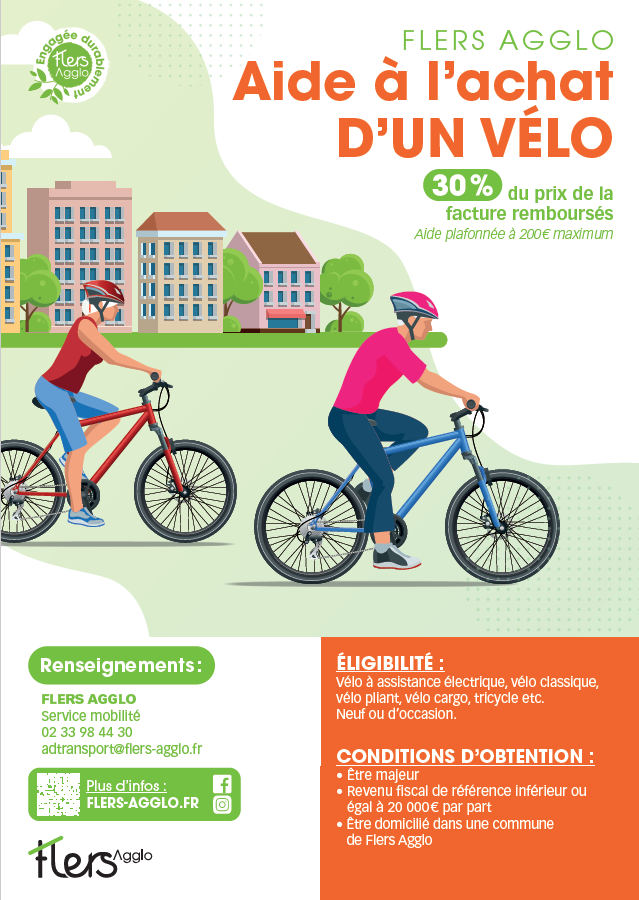 aide à lachat dun velo.FLERS AGGLO
