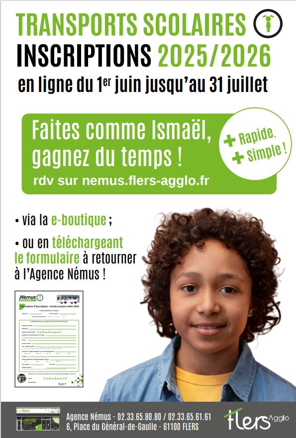 inscription transport scolaire